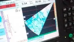 Ensaio de ultrassom phased array